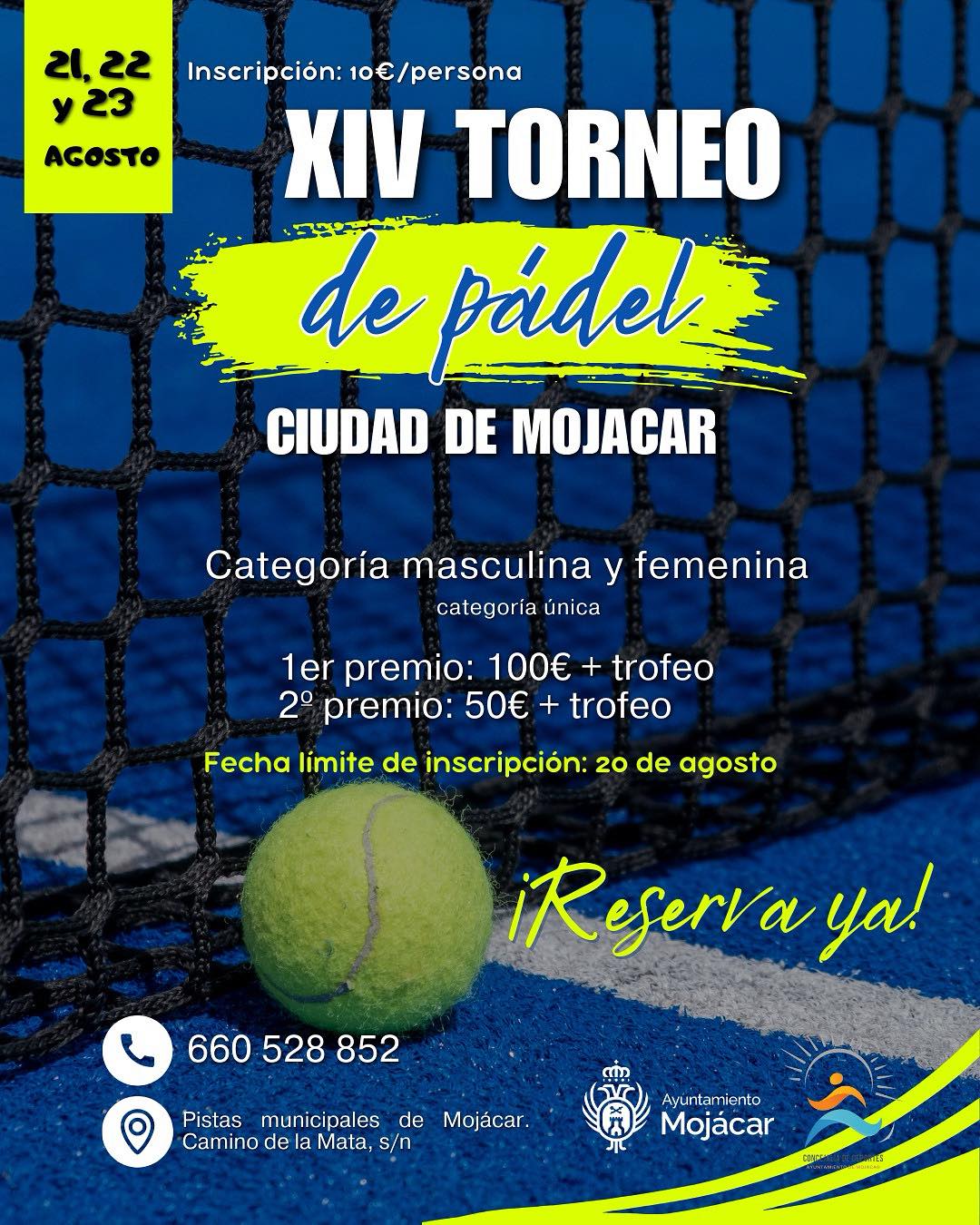 XIV Torneo de Pádel Ciudad de Mojácar 
